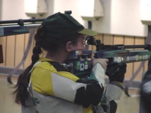 Sue at the 2001 Munich airgun matches